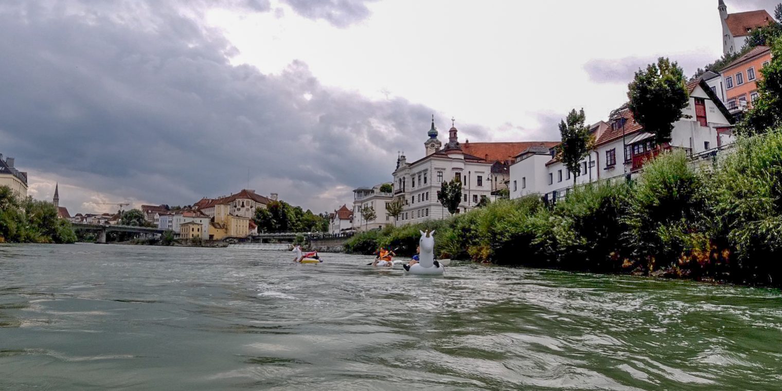 Unicorn Race auf der Enns bei Steyr
